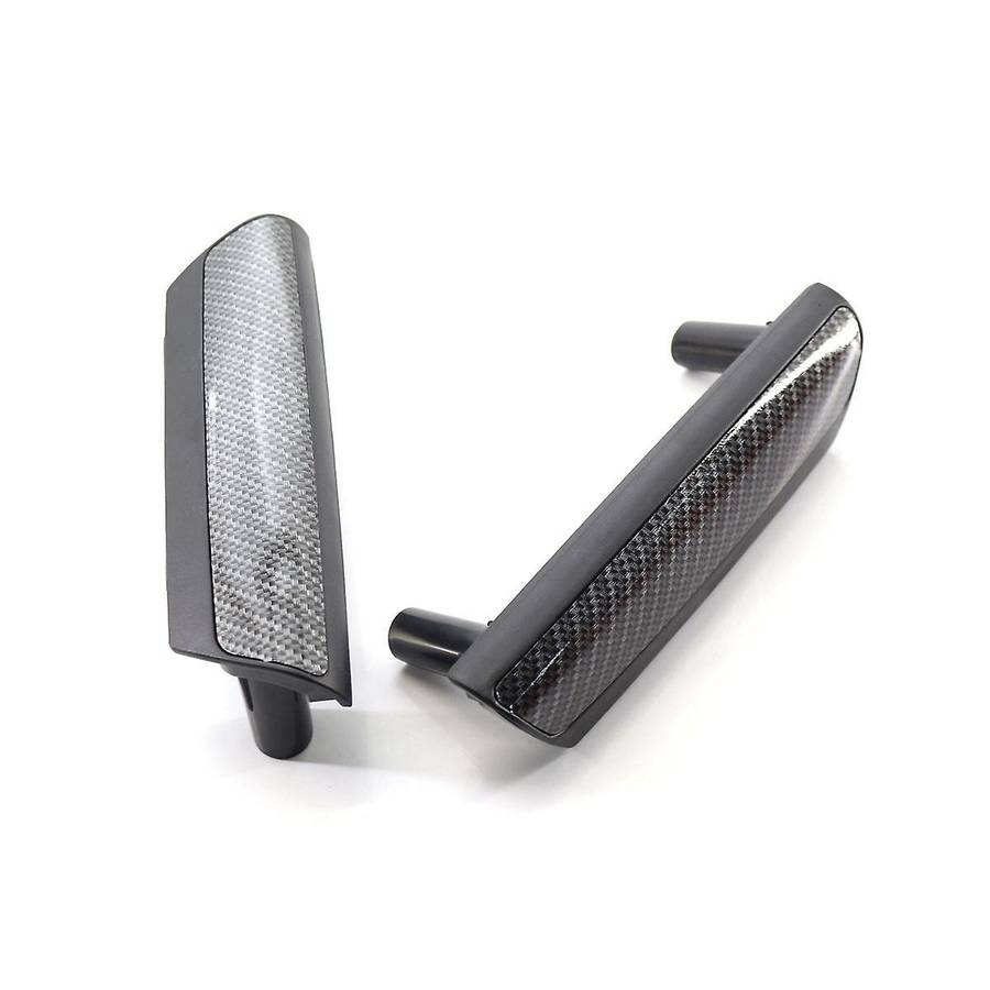1 Pair Car Interior Door Handles Carbon Fiber Interior Panel Handle for-Metway T5 Transporter 2009-2