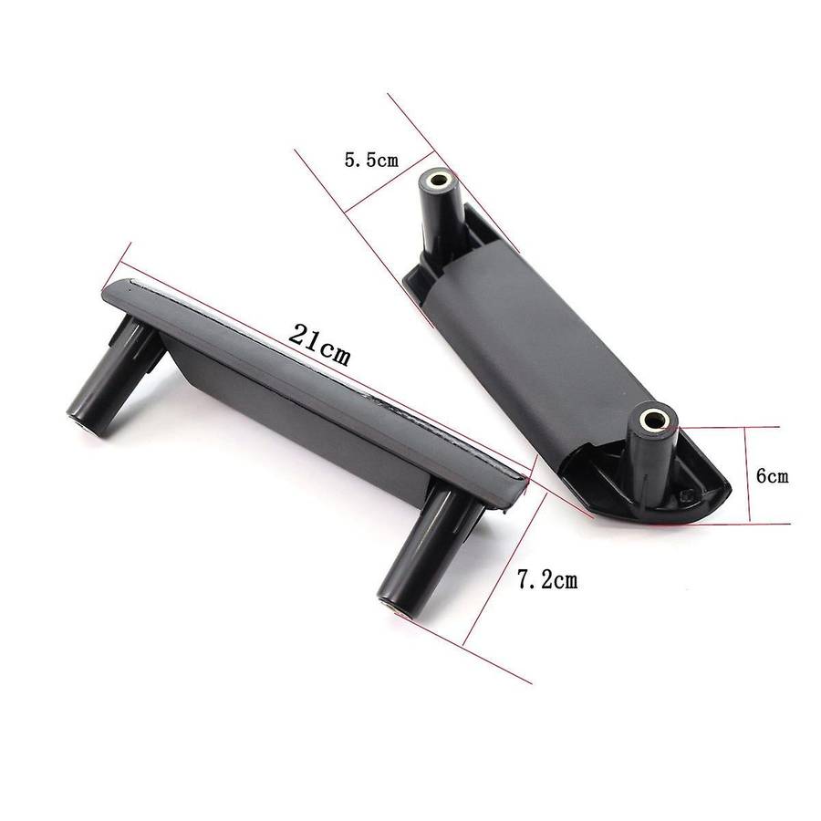 1 Pair Car Interior Door Handles Carbon Fiber Interior Panel Handle for-Metway T5 Transporter 2009-2