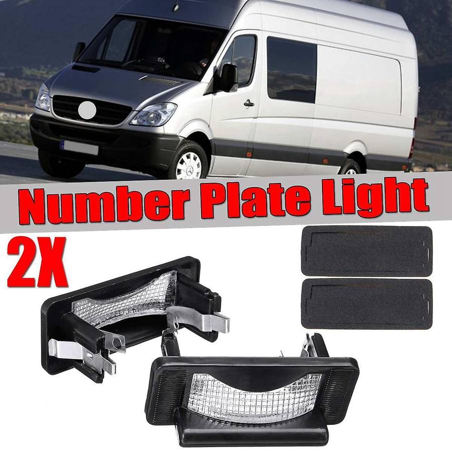1 Pair Car License Plate Lamp Light Number Plate Light for Sprinter for 1995-2006 9018200156