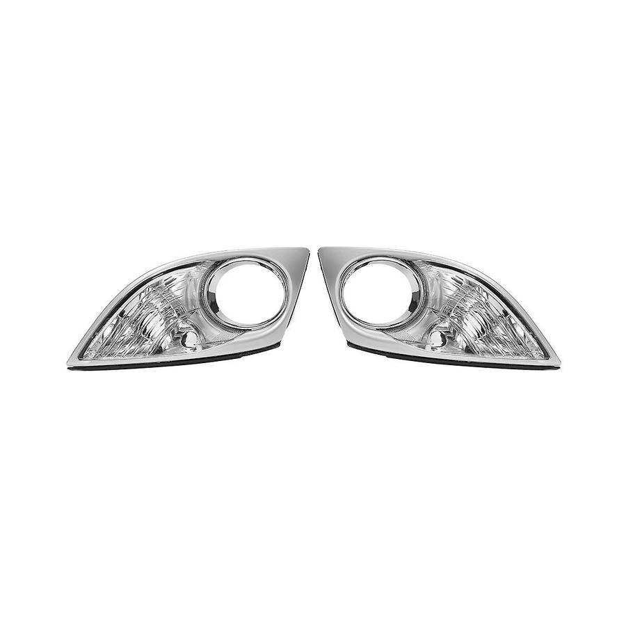 1 Pair Front Bumper Corner Light Cover Fog Light Cover Fog Lamp Hood for Cx7 -7 2009-2011