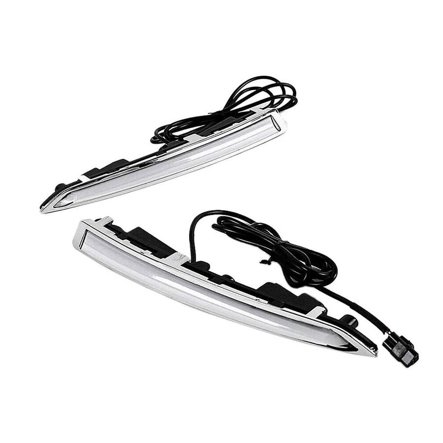 1 Pair LED DRL Daytime Running Lights with Turning Signal Lamps Waterproof for Kuga Escape 2013-2016