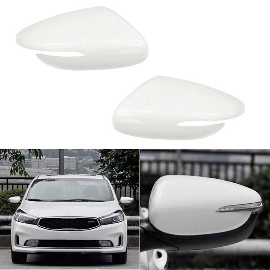 1 Pair Left & Right Side Door Mirror Cover Rearveiw Mirror Cap for 2012-2018
