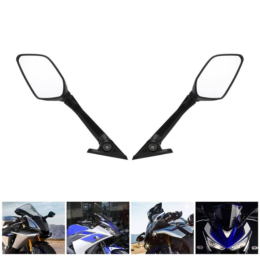 1 Pair Motorcycle Rearview Mirrors Moto Side Rear View Mirrors for YZF-R2 R3 R15 14-17 Motorcycle Ac