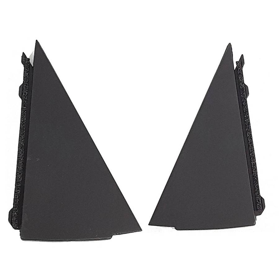 1 Pair Rear Door Triangle Garnish Cover Panel Rear Window Plate Trim Cap for I30 2008-11 838302L000