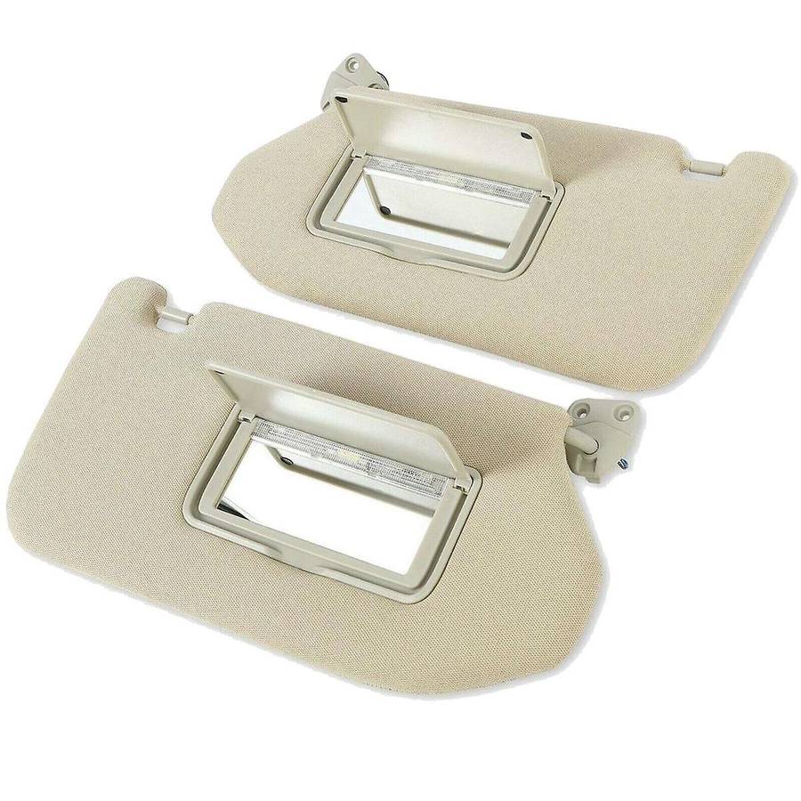 1 Pair Sun Visor Shade with Light for 2013-18 2014-17 Qx60 2013 Jx35 96400-9pb0a, 96401-9pb0a