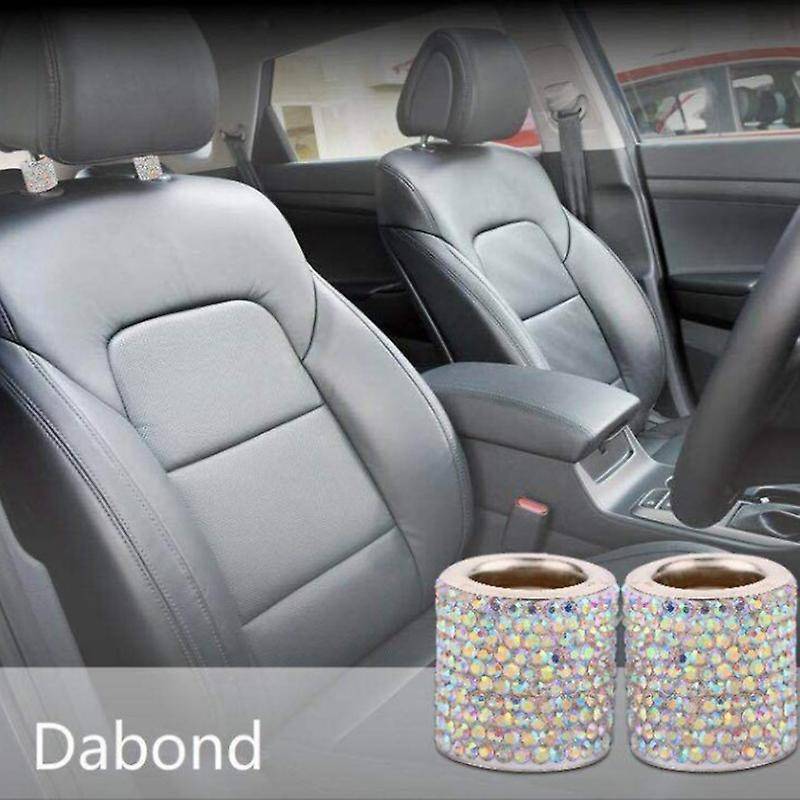 1 Pcs Decor Crystal Car Seat Headrest Decor Car Interior Charms Diamond Bling Accessories for Rhines