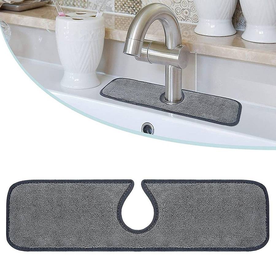 1 Pieces of Kitchen Faucet Absorbent Pad Sink Protection Towel Pad Sink Splash Plate Washing Pad Dry