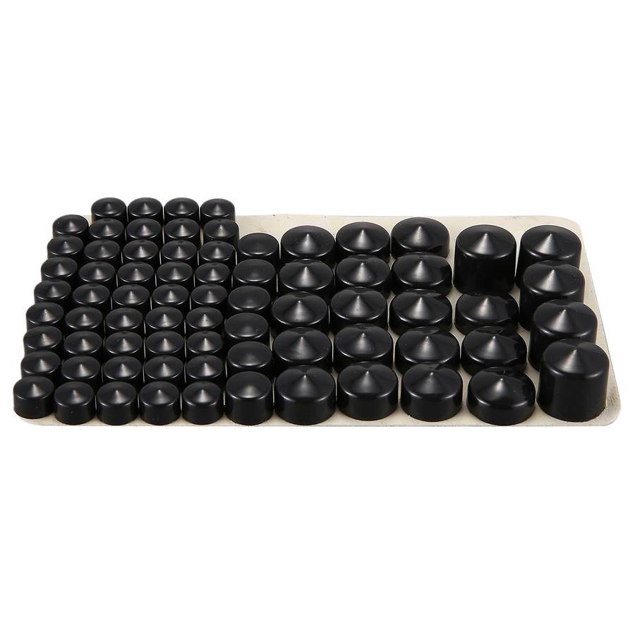 1 Set 73 PCS Motorcycle Screw Chrome Bolt Toppers Cover Caps Kit for Softail Twin Cam Engine 2000-20