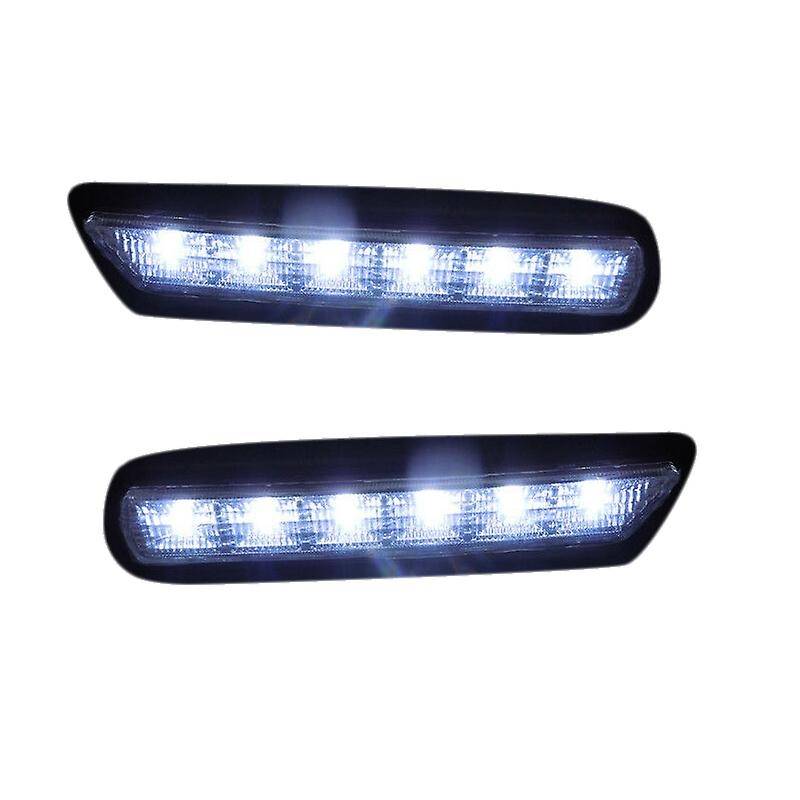 1 Set White LED Daytime Running Lights Fog Lamp DRL for ASX 2010-2012