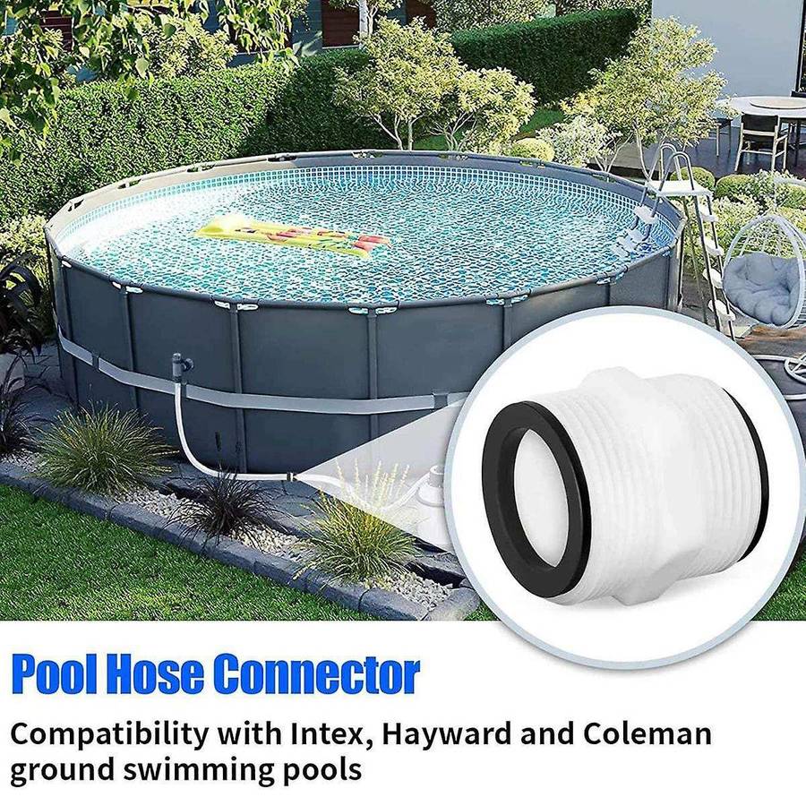 1.5inch to 1.5inch Pool Hose Connector - Pool Hose Adapter for Above Ground Swimming Pool Hose And