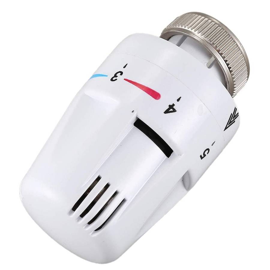 1/2inch Thermostatic Radiator Valve Straight Type Dn15 Automatic Temperature Control Valve Floor He