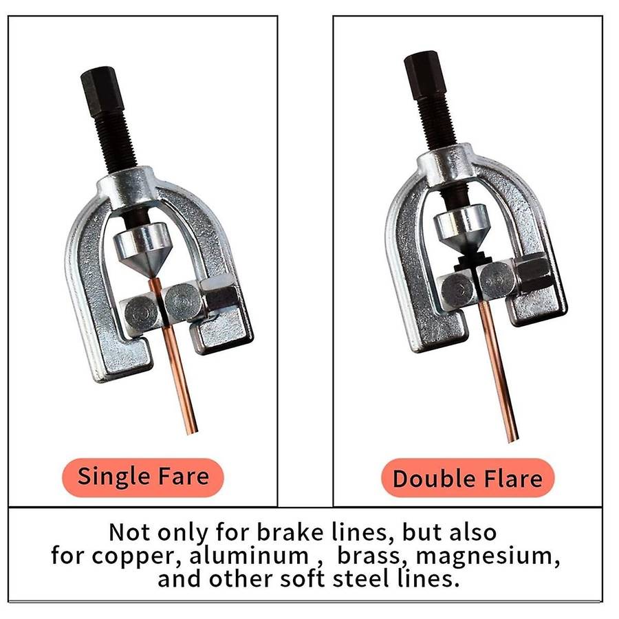 1/4 Brake Line - Brake Tubing Kit 25 Ft. with 16 Inverted Flare Fittings and 4 Unions+Double & Singl