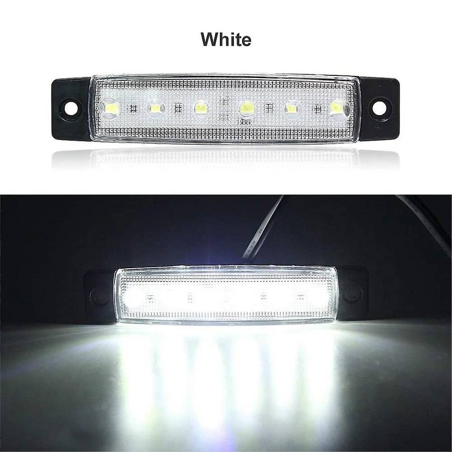 10 Pcs Marine Boat Lights,12V 24V Waterproof Boat Interior Navigation Strip Light Deck Transom Step