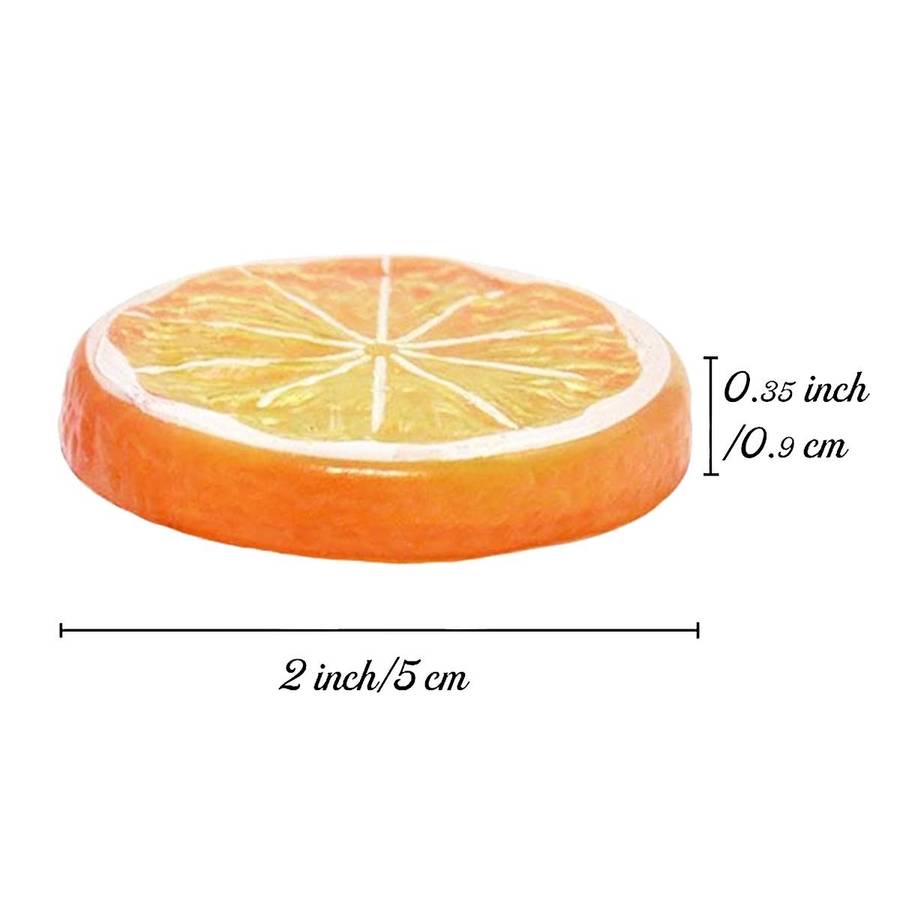 10 Pcs Lemon Artificial Fruit Highly Simulation Lifelike Party Decoration Orange