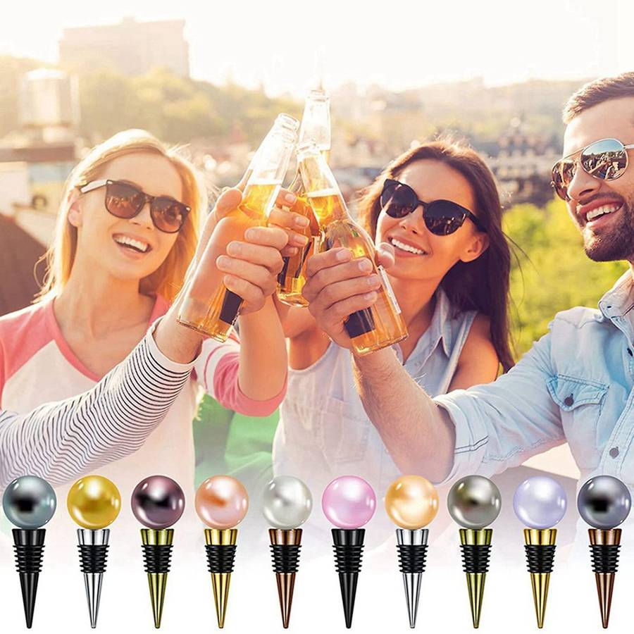 10 Pieces Bottle Stopper with Threaded Post for Wood Turning Project