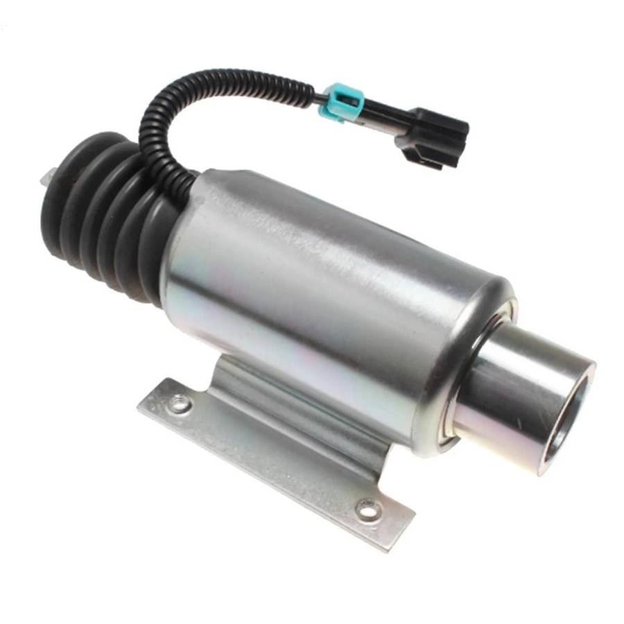 10-01178-04 12V Fuel Shutoff Solenoid for Carrier Transicold Linear Speed Solenoid Connector 12VDC 1