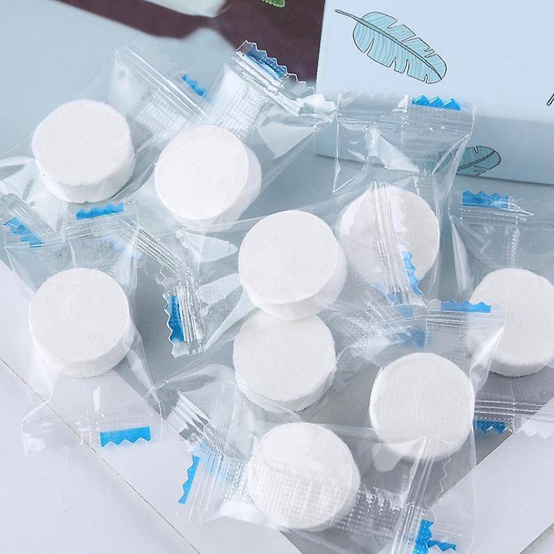 100Pcs Disposable Compressed Towels Capsules Washcloth Travel Camping