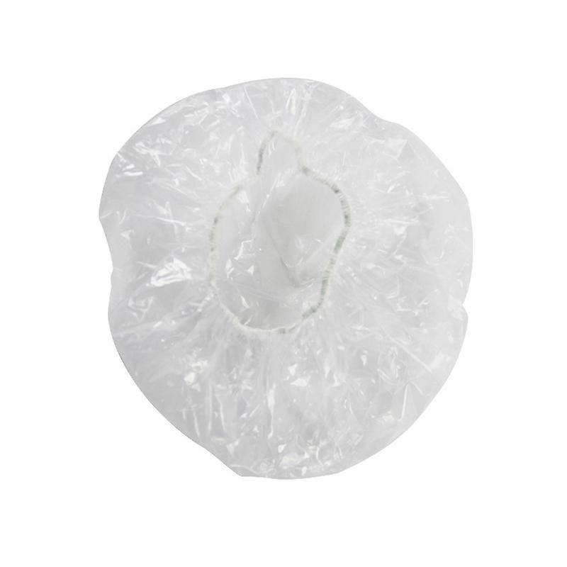 100Pcs Reusable Food Keep Storage Covers Elastic Clear Bowl Covers Dish Plastic Covers for Family Ou