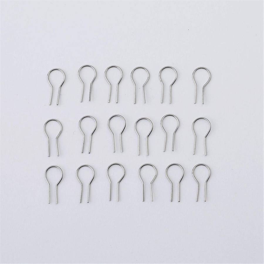 100PCS R-Shaped Hanging Burning Needle for Kiln, Glass Fusing & Ceramic,Make DIY Pendant Ornament Wi