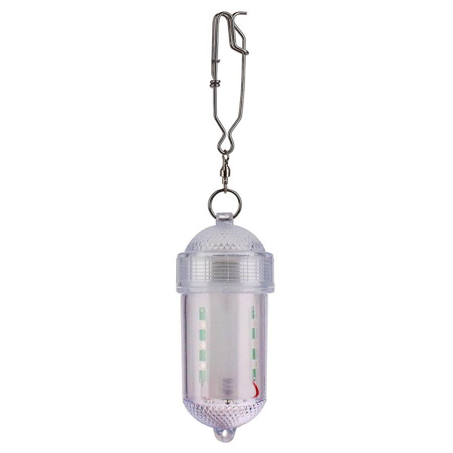 100W 12 LED Submersible Green Fishing Light Underwater Fish Finder Lamp By AA Battery