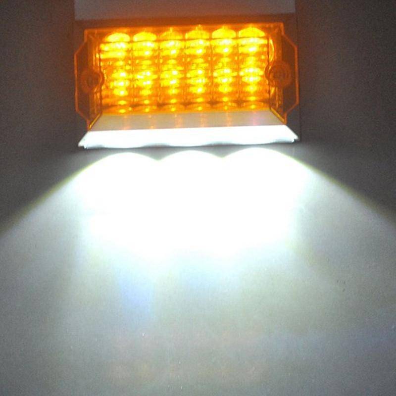 10Pcs 24V 15LED Side Light Indicator Light Suitable for Truck Trailer