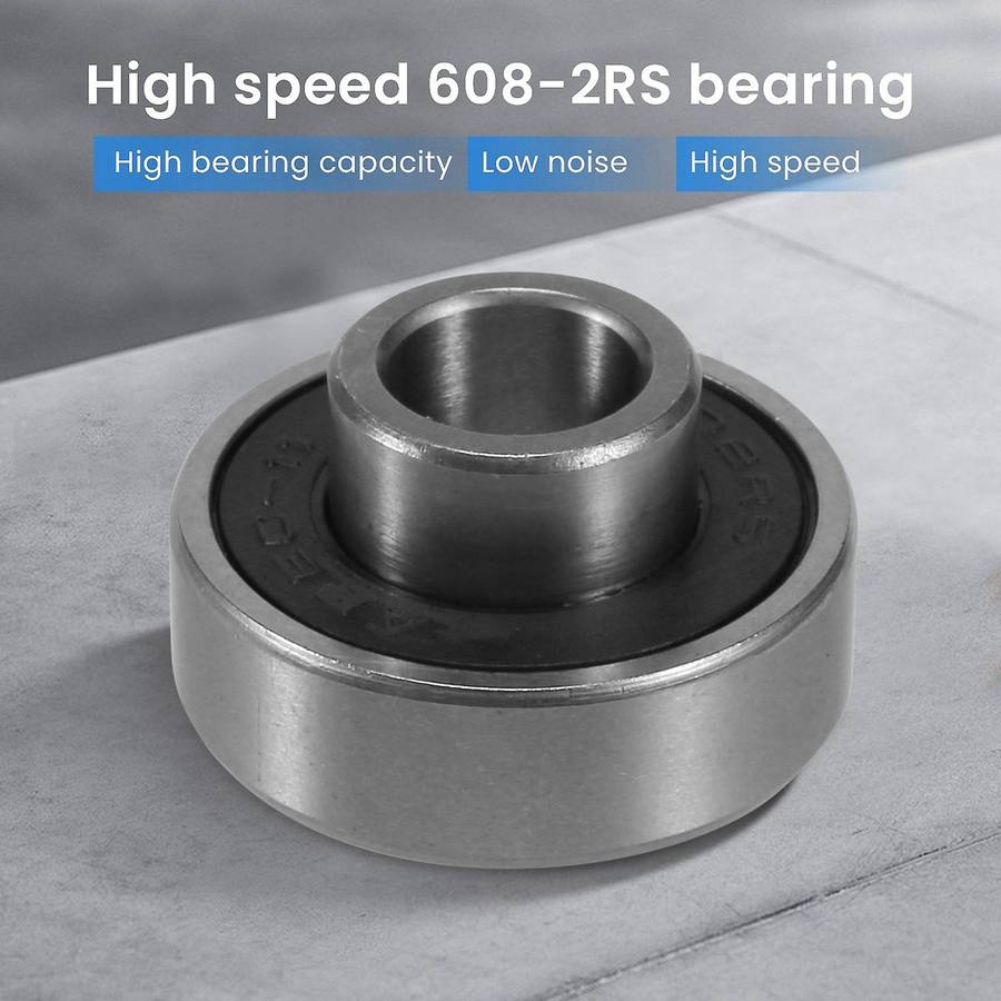 10Pcs 608- Longboard Integrated Bearing Skateboard Wheel Bearing Inline Roller Skate Bearing 8X22X1
