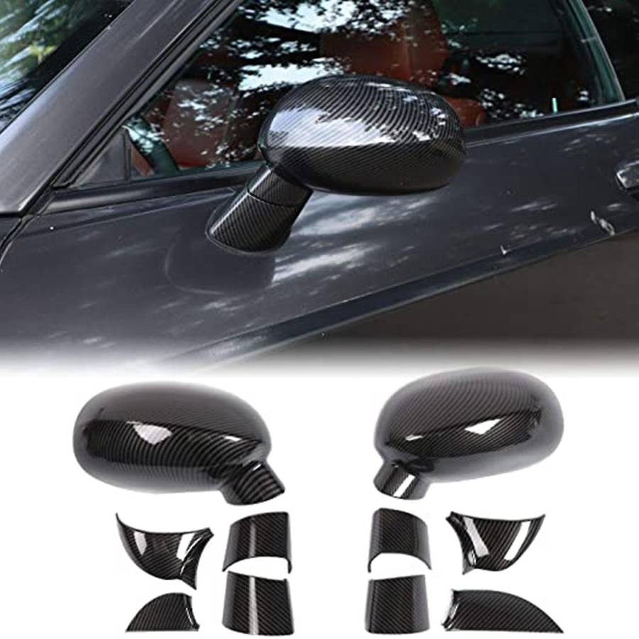 10PCS Car Side Mirror Cover Decals Rearview Mirrors Trim Sticker Accessories for 2009-2020