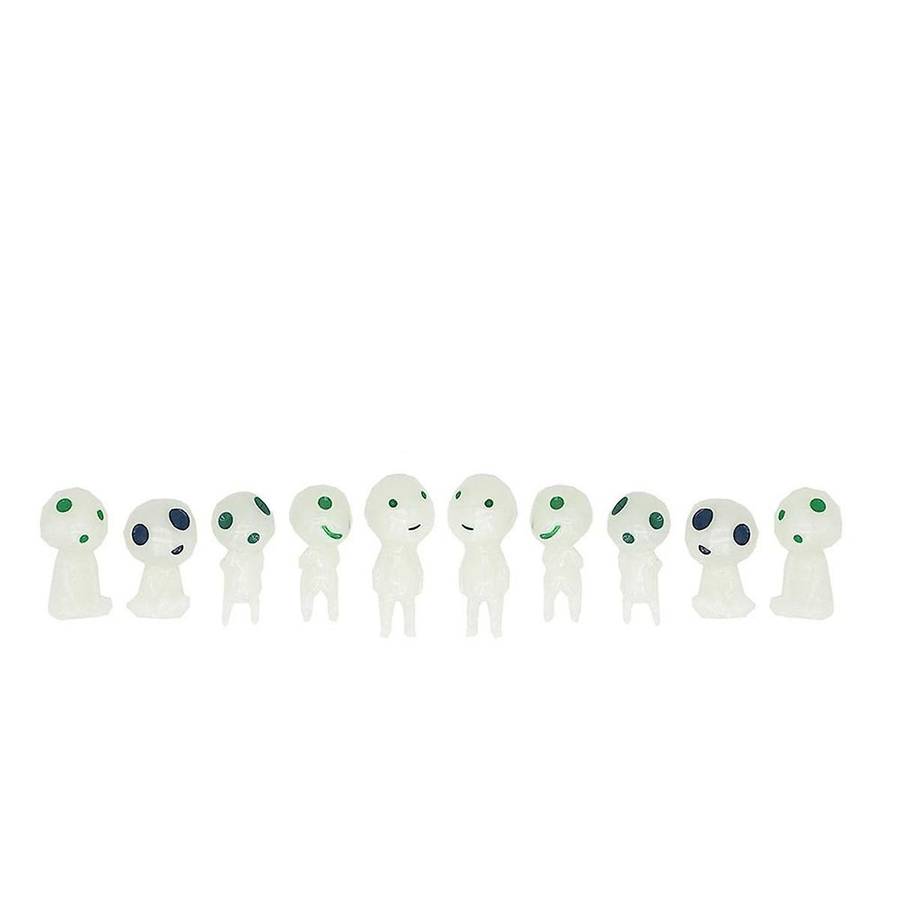 10pcs Fairy Garden Gnome Outdoor Miniature Luminous Garden Ghost Decor for Outside Glow In The Dark