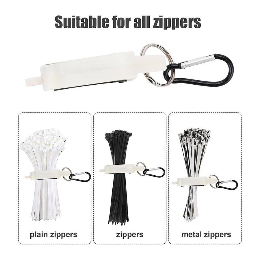 10Pcs Fluorescent Cable Tie Organizer Storage Cable Tie Holder Portable Cable Tie Storage Tool