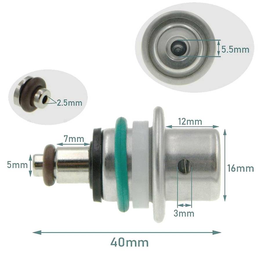 10pcs Fuel Pressure Regulator for 2.4l 2010-2014 35301-2p000 Pr4177