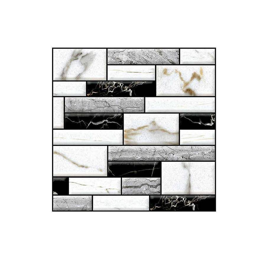 10pcs Self Adhesive Tile Wall Sticker Home Decor Pvc Sticker Covers for Kitchen Cupboard Bathroom Wa