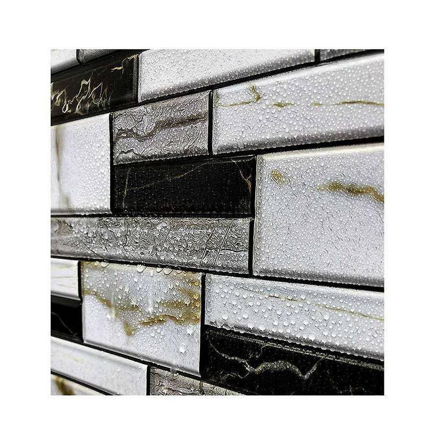 10pcs Self Adhesive Tile Wall Sticker Home Decor Pvc Sticker Covers for Kitchen Cupboard Bathroom Wa