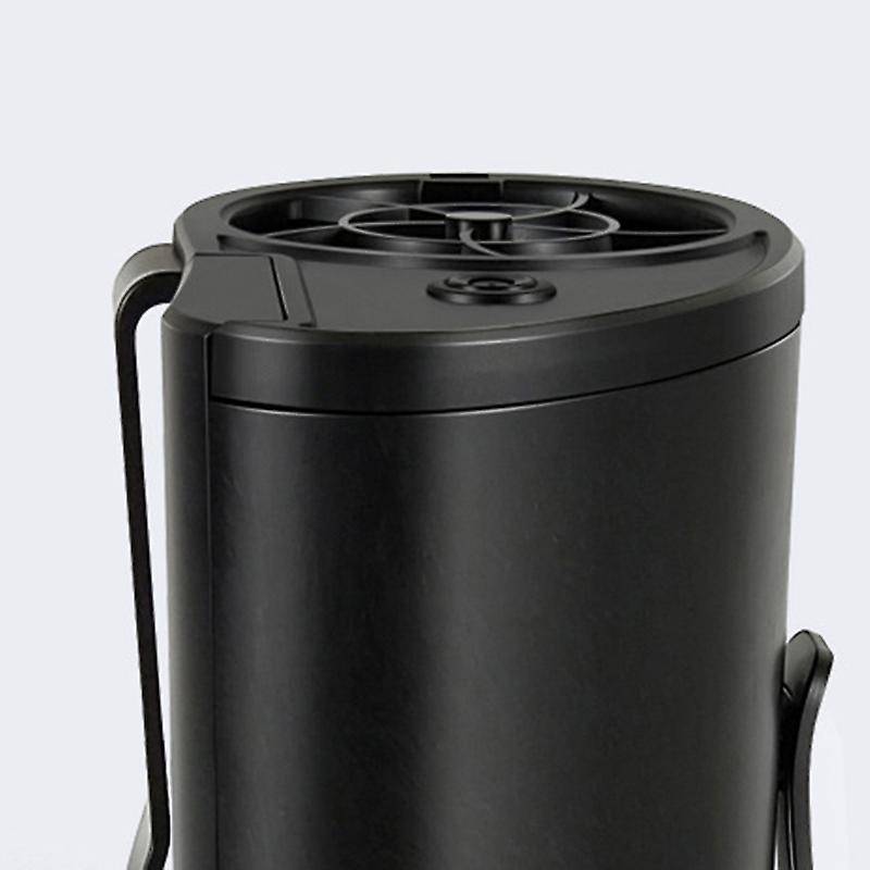10W Dual Battery Mobile Air Conditioning Cooler Usb Waist Fan Portable Mini Fan Black for Hanging Wa