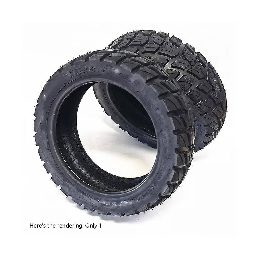 10x2.70-6.5 Inner and Outer Tire Electric Scooter Balance Car Tire Off-road Tubeless Tire Black 700