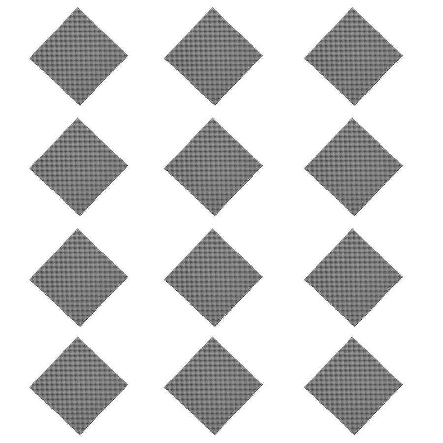 12 Pack Egg Crate Soundproof Foam Panels 1.2inch X 20inch X 20inch Acoustic Foam for Home & Pro Stud