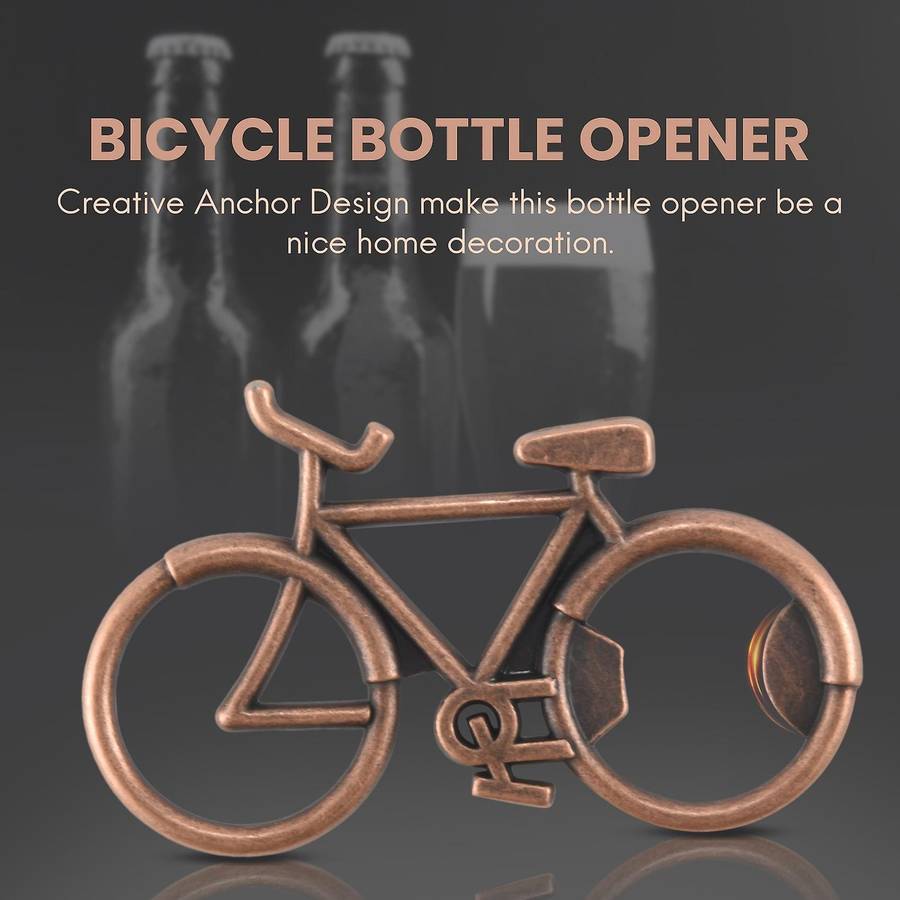 12 Pcs Bicycle Opener for Wedding Party Gift,metal Beer Opener Party Favors Gifts(antique )