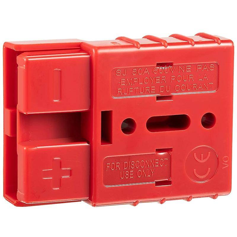 12 Pcs Red 6-10 Gauge Battery Quick Connector 50A 12-36V Battery Quick Disconnect Wire Harness Plug