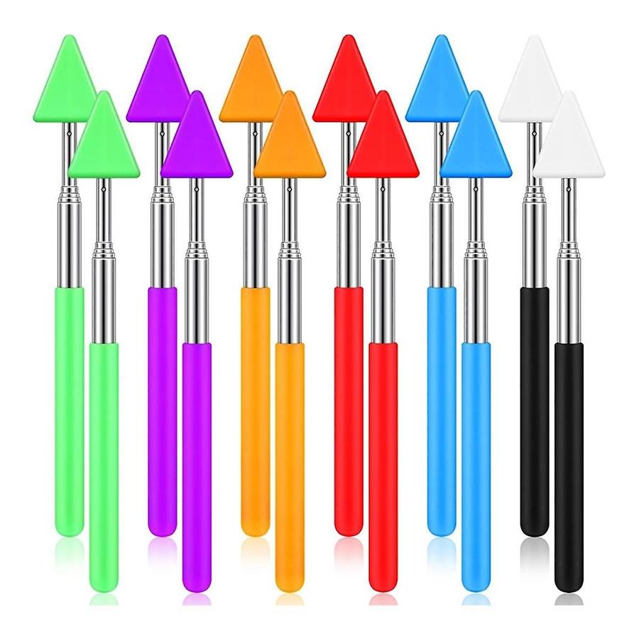 12 Pcs Telescopic Teacher Pointer Stick Classroom Pointer Handheld Retractable Pointer Hand Pointer