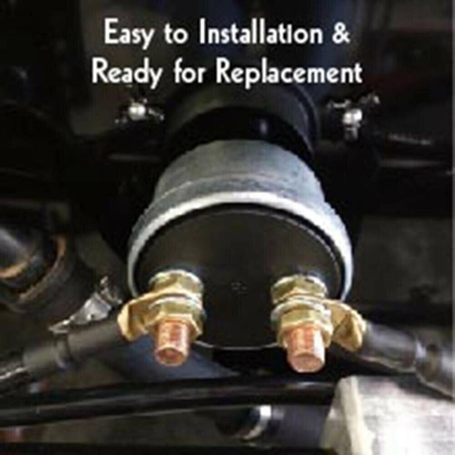 12/24V Master Battery Disconnect Switch Battery Power Cut Off Isolator with Battery Cable Wire for C