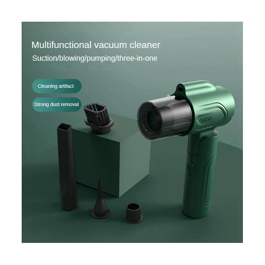 12000pa Car Vacuum Cleaner Wireless Charging Compressed 3 In 1 Air Blower Air Duster Handheld High-