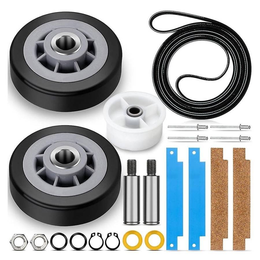 12001541 303373K Dryer Drum Roller Kit,6-3700340 Idler Pulley, 306508 Dryer Tumbler Bearing Kit, Squ