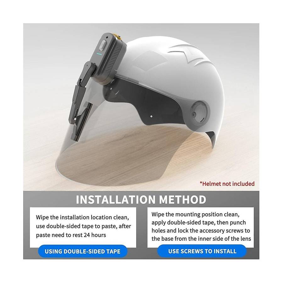 1200mah Motorcycle Helmet Electric Wiper Motor Helmet Windshield Wiper Helmet Wiper Compatible With