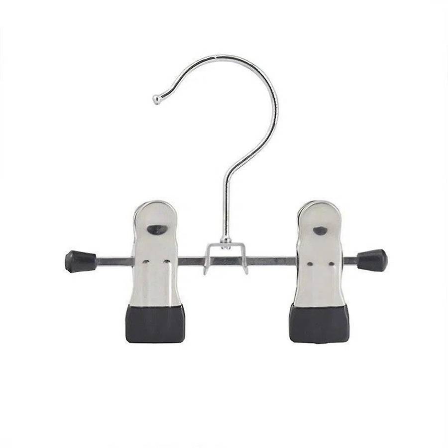 12pcs Adjustable Stainless Steel Shoe Rack Pants Folder Boot Hanger Holder Portable Travel Laundry H