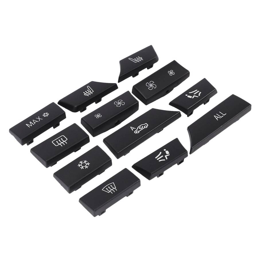 12Pcs Car Air Conditional Button Key Caps A/C Heater Switch Kit Car-Styling for F10 F07 F02 5 7 Ser