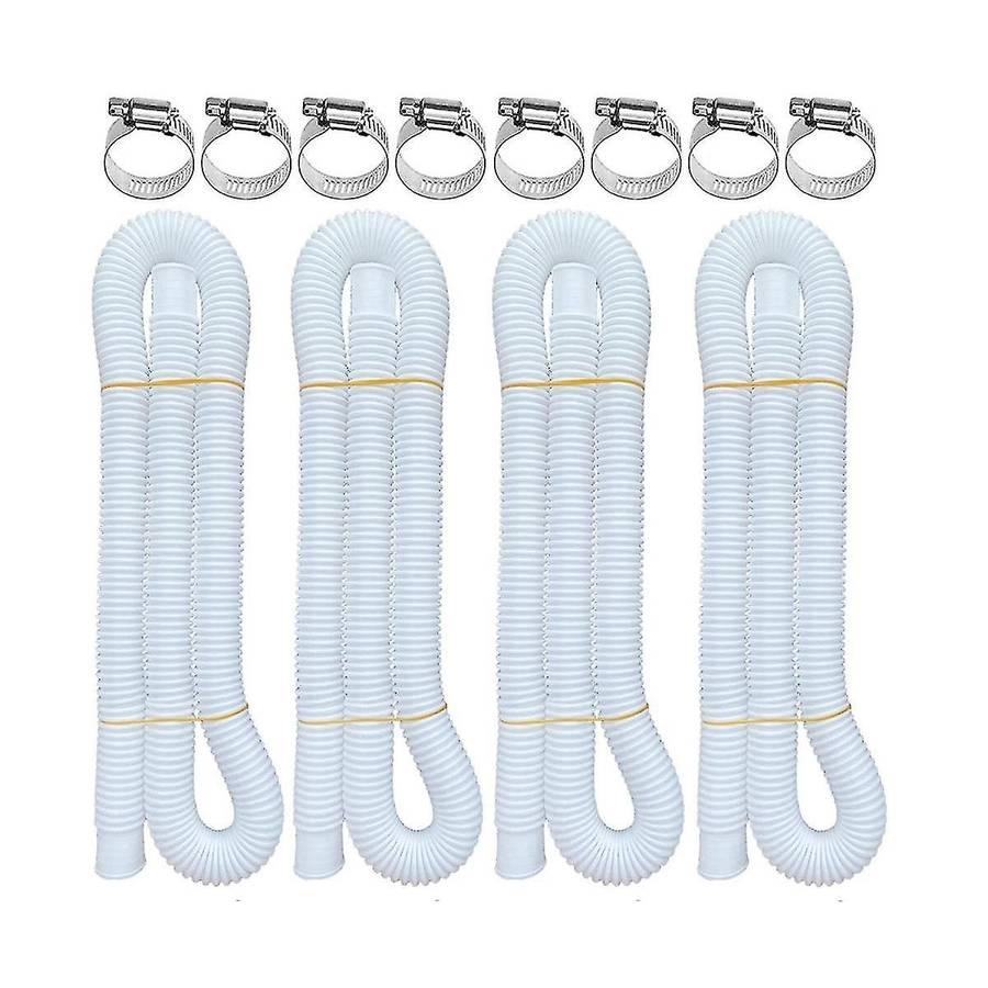 12pcs Pool Hoses for Above Ground Pools, 1.25inch Diameter 59inch Long Pump Hose Compatible for Pum