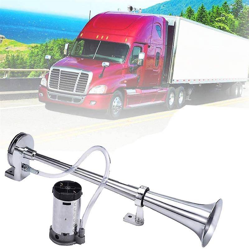 12V 17 Inch Car Air Horn 150DB Super Loud Horn Truck Train Horn Kit for Car Truck Lorry Train Boat S