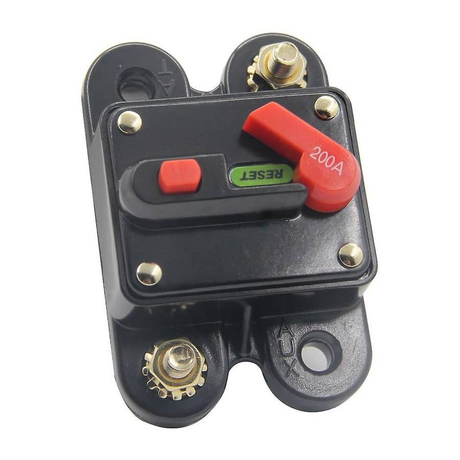 12V-24V DC 200 Amp Circuit Breaker for Car Marine Boat Bike Stereo Audio