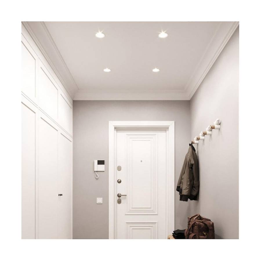 12w 1cm Panel Light Ultra-thin Recessed Circular Downlight Kitchen Foot Tile Led Panel Light Recesse