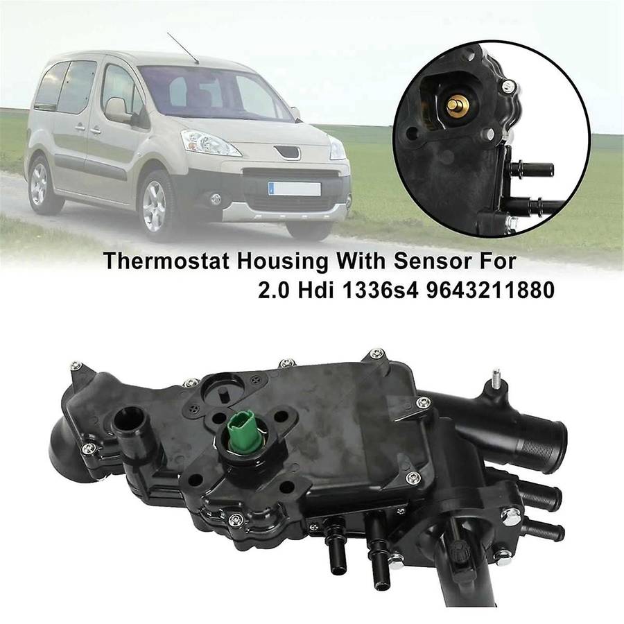 1336s4 Car Thermostat Housing with Sensor for Partner 2.0 1336.s4 9643211880