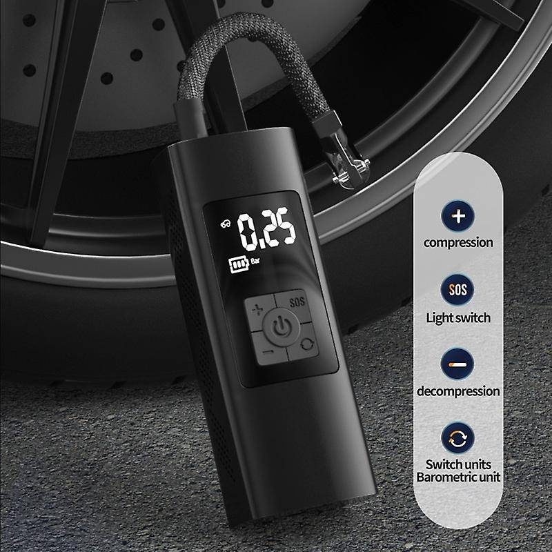150PSI Wired Air Pump, Portable Air Compressor Tire Inflator Pump for Cars, Bicycles, Outdoor Inflat